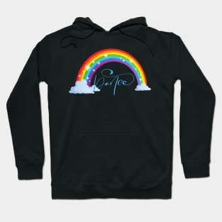 Rainbow Dance Gift for girl boy child tween teen dancer Hoodie